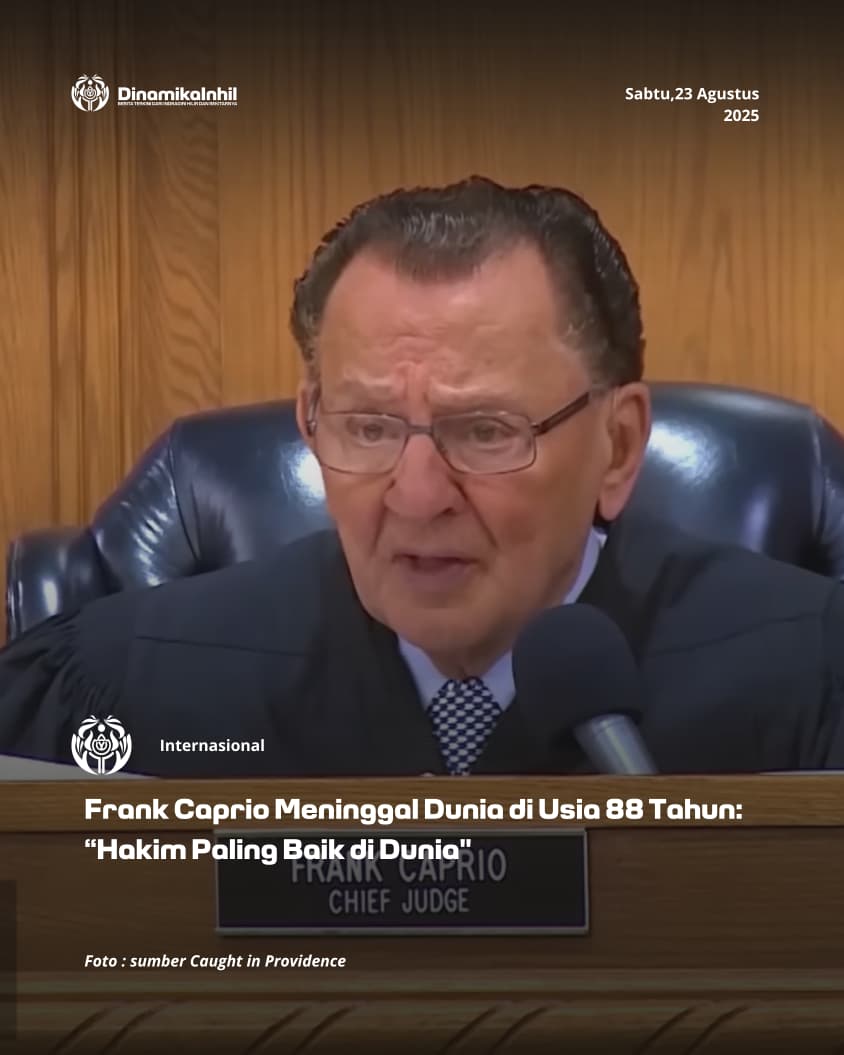 Frank Caprio Meninggal Dunia di Usia 88 Tahun: “Hakim Paling Baik di Dunia”