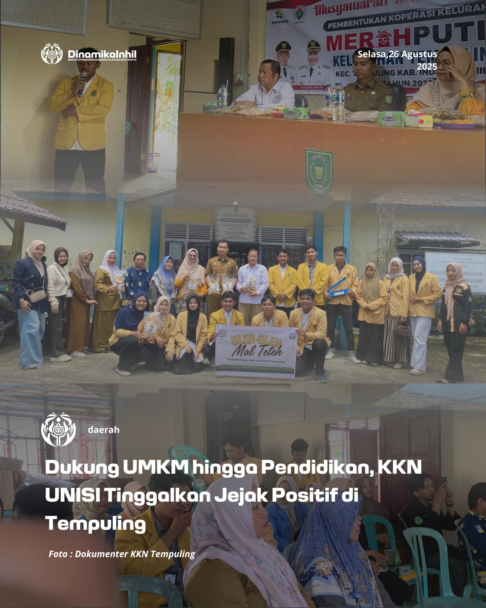 Dukung UMKM hingga Pendidikan, KKN UNISI Tinggalkan Jejak Positif di Tempuling