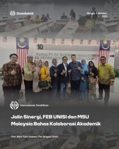 Jalin Sinergi, FEB UNISI dan MSU Malaysia Bahas Kolaborasi Akademik