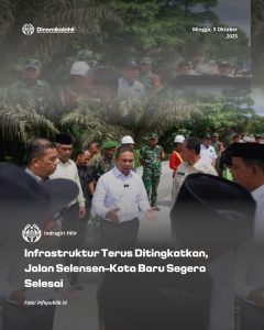 Infrastruktur Terus Ditingkatkan, Jalan Selensen–Kota Baru Segera Selesai